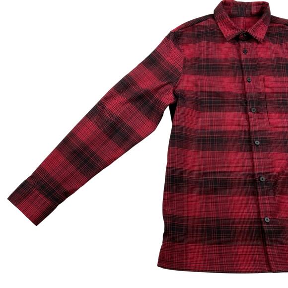 Lululemon Masons Peak Flannel Long Sleeves Plaid Shirt Small - Picture 4 of 9